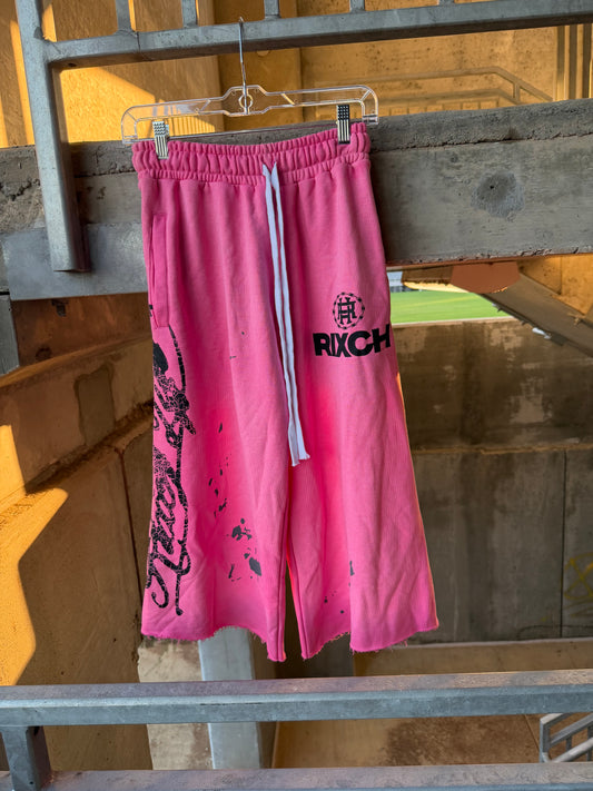 PINK 3/4 SHORTS